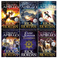 Rick Riordan The Trials of Apollo 6 Books Collection Set (Books 1-5 (PB), Camp Jupiter Classified [HB])