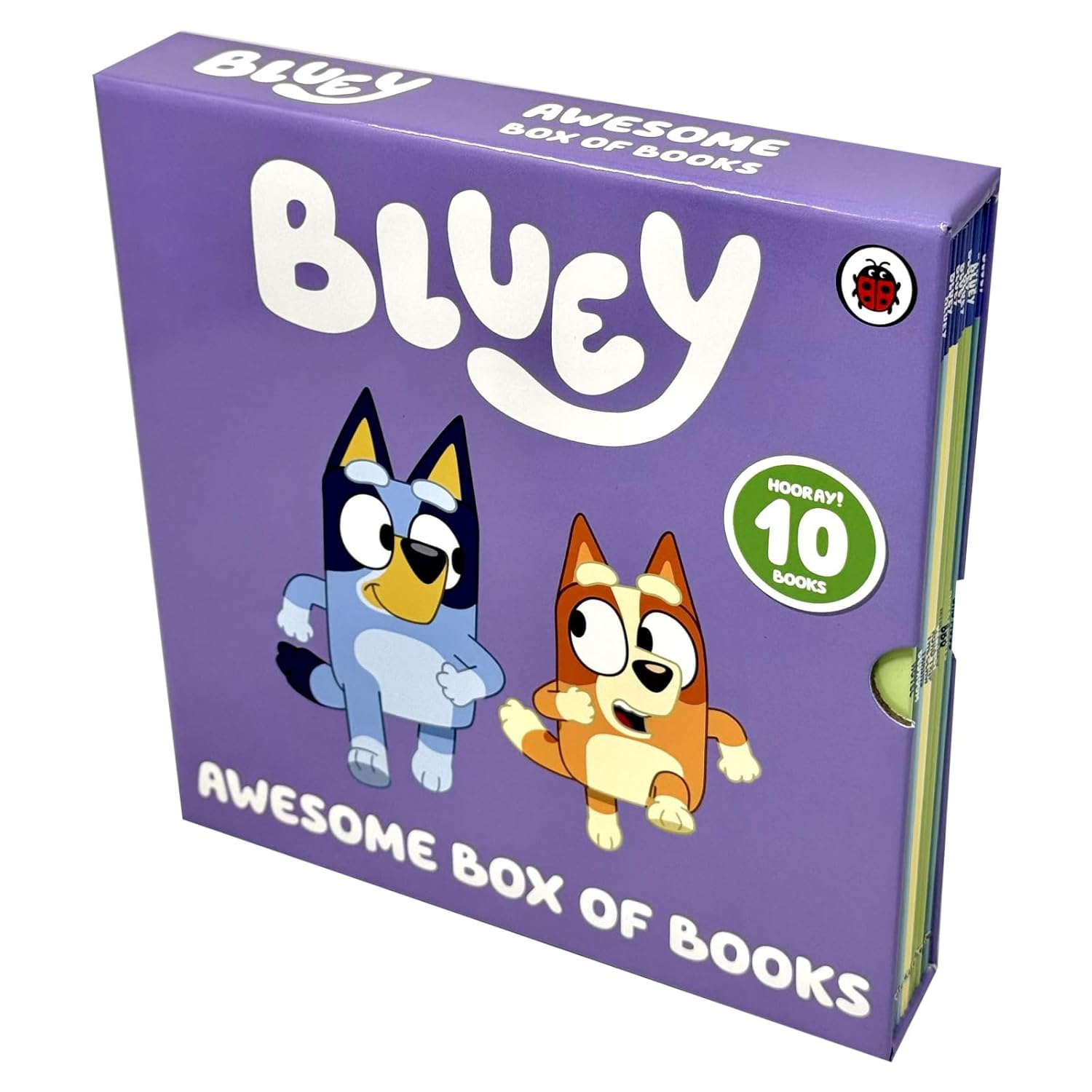 Bluey: Awesome Box of Books 10 Books Box Set (Road Trip, Barky Boats, Bad Mood, Bedroom)