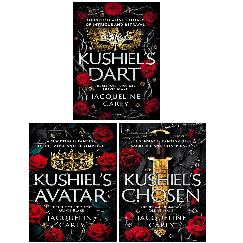 Kushiel's Legacy Series 3 Books Collection Set by Jacqueline Carey (Kushiel's Dart, Kushiel's Chosen, Kushiel's Avatar)
