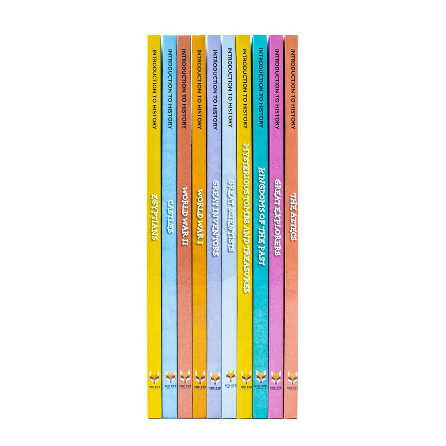 Children Introduction To History For Beginners (Series 2) 10 Hardback Book Collection Set (The Aztecs, Castles, Egyptians, Great Explorers)