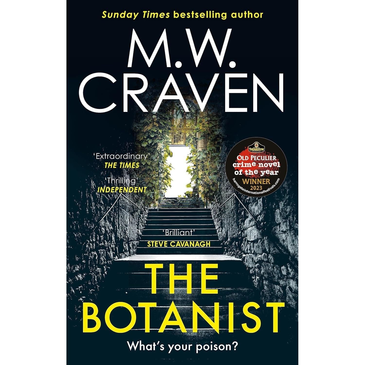 M. W. Craven Washington Poe Series 4 Books Collection Set (The Puppet Show,The Curator, The Botanist,  Dead Ground)