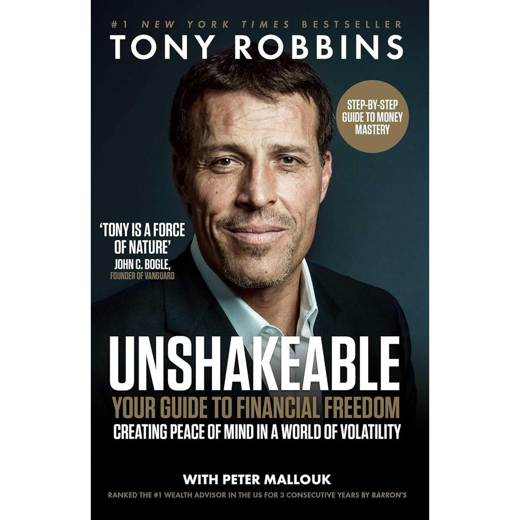 Tony Robbins 2 Books Collection Set (Life Force & Unshakeable: Your Guide to Financial Freedom)
