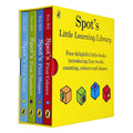 Spot's Little Learning Library 4 Board book Collection Set by Eric Hill (Shapes, Numbers, Colours and Words)