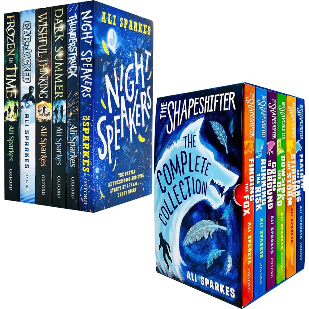 Ali Sparkes Collection 12 Books Set (Frozen in Time, Car-Jacked, Wishful Thinking, Dark Summer, Thunderstruck)