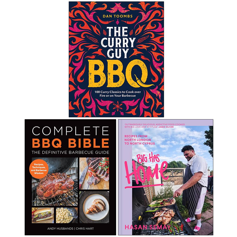 Curry Guy BBQ, Complete BBQ BIBLE The Definitive Barbecue Guide and Big Has HOME 3 Books Collection Set
