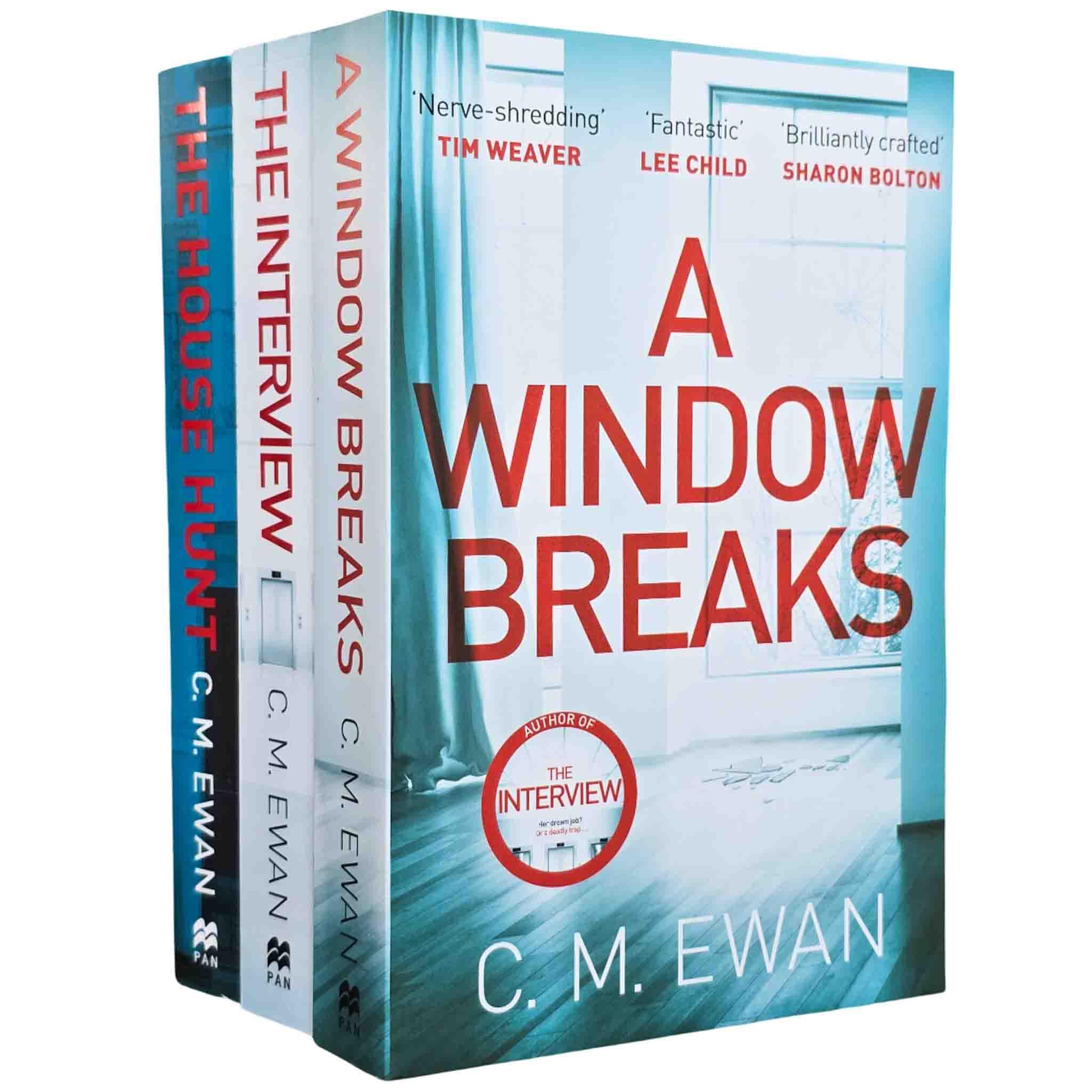 CM Ewan 3 Books Collection Set (A Window Breaks, The Interview and The House Hunt)