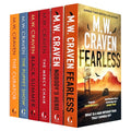 Washington Poe and Ben Koenig Series 6 Books Collection Set By M. W. Craven (The Curator, The Puppet Show, Black Summer, The Mercy Chair, Nobody's Hero & Fearless)