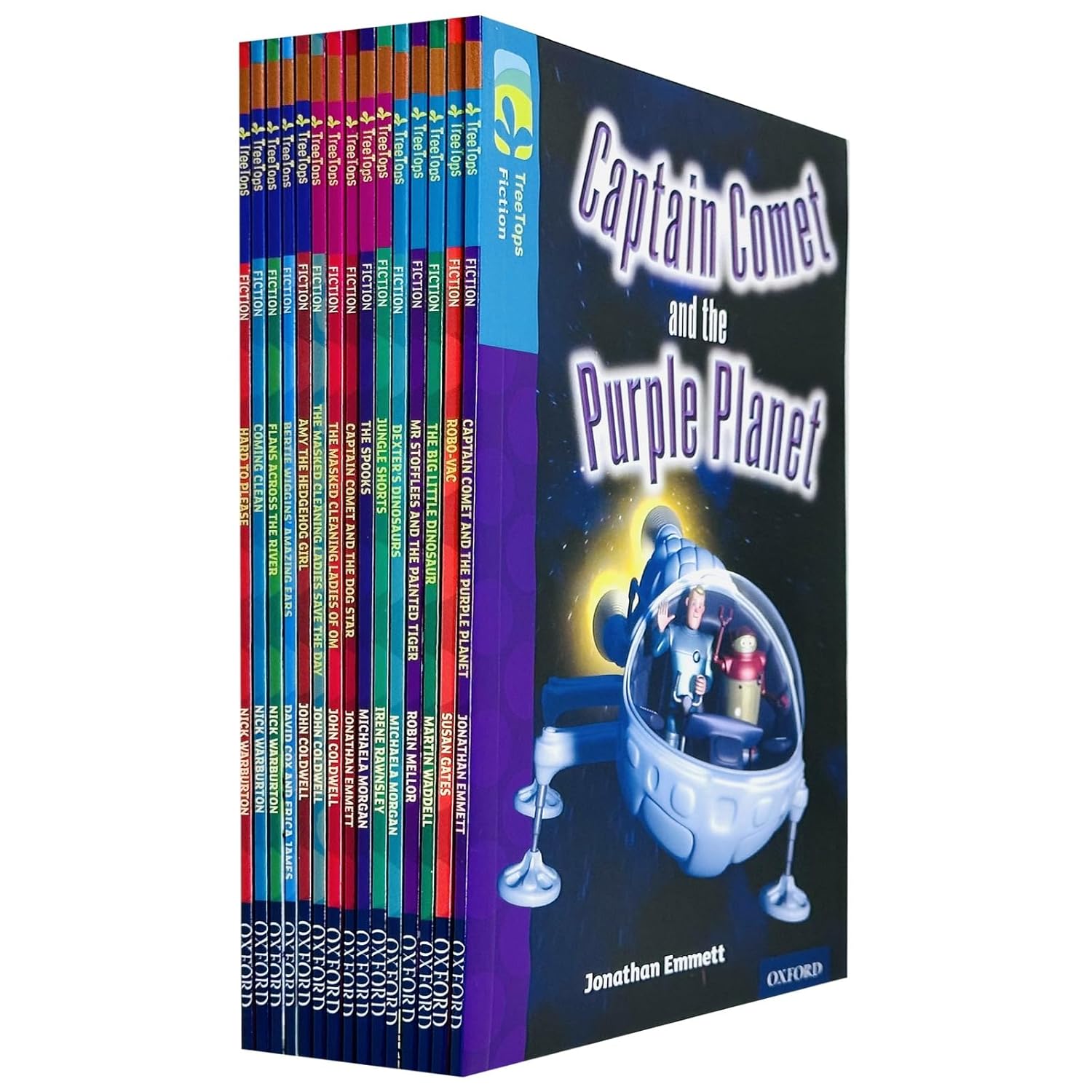 Oxford Reading Tree TreeTops Fiction Collection 15 Books Set (Captain Comet and the Purple Planet)