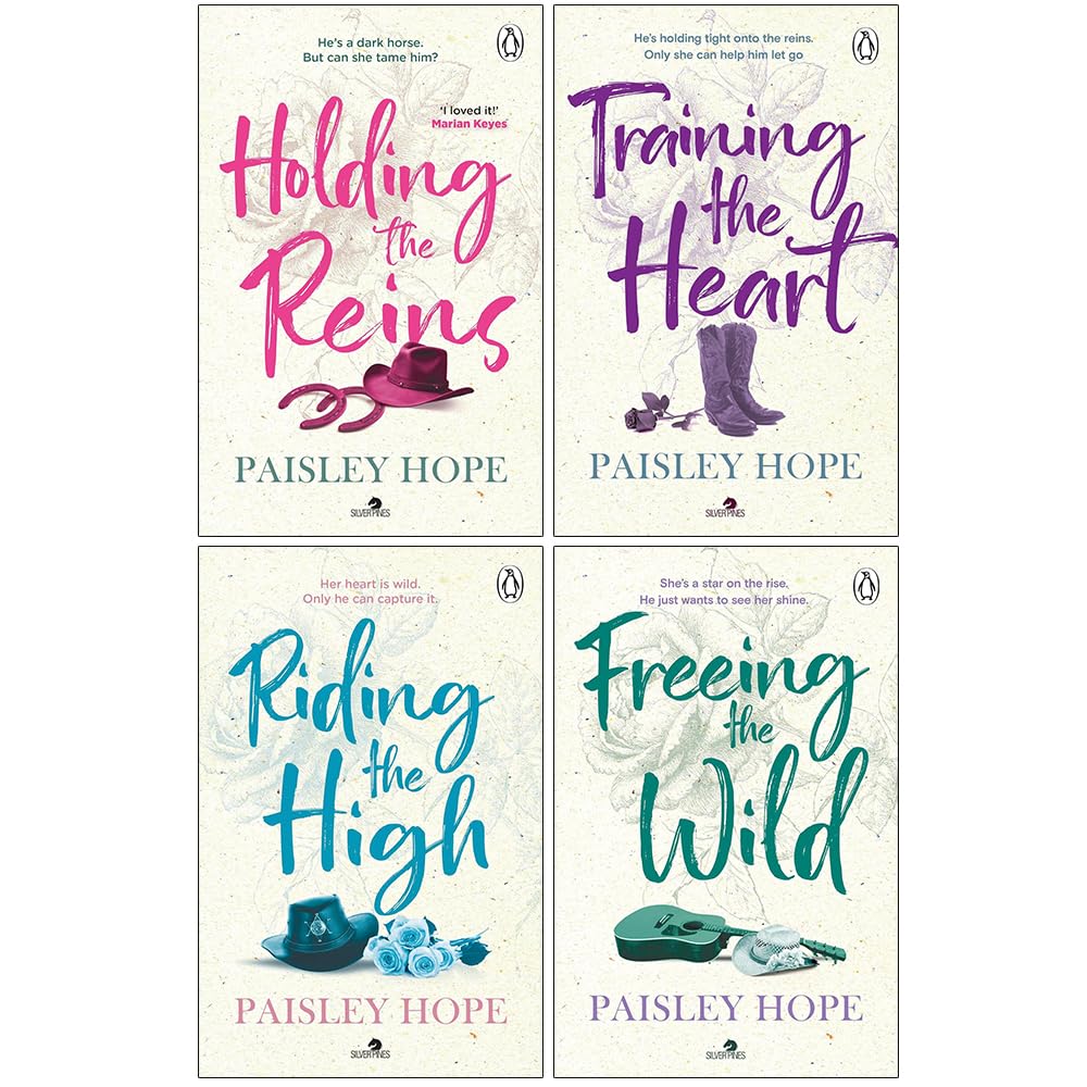 Silver Pines Ranch Series 1-4 Books Collection Set By Paisley Hope (Training the Heart, Riding the High, Holding the Reins & Freeing the Wild)