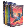 Skandar Series 5 Books Collection Set By A.F. Steadman (Skandar and the Spirit War(HB), Skandar and the Chaos Trials)