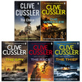 Isaac Bell Series 1-5 Books Collection Set by by Clive Cussler, Justin Scott (The Chase, The Wrecker, The Spy, The Race, The Thief)