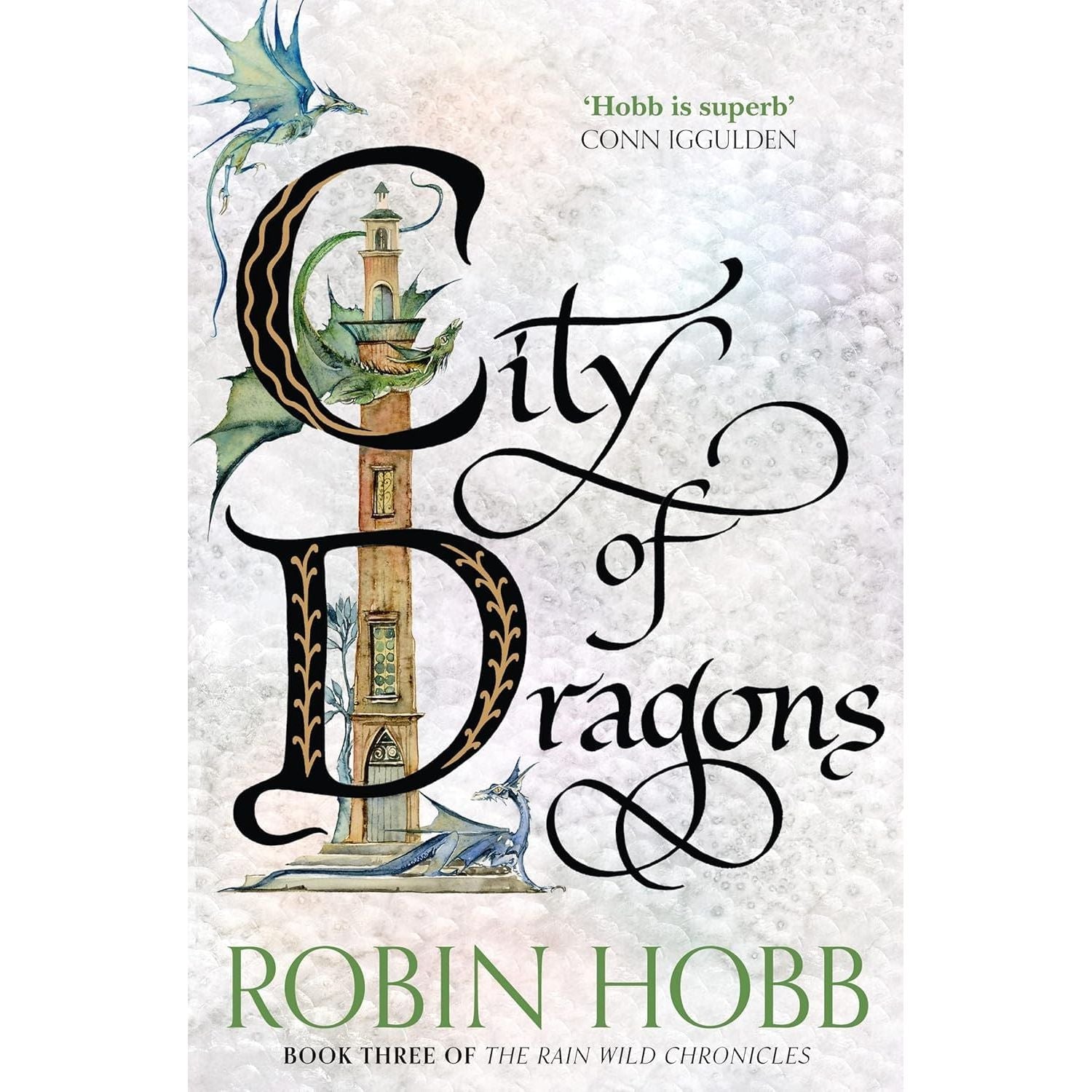 The Rain Wilds Chronicles 1-4 Books Collection Set By Robin Hobb (Dragon Keeper, Blood of Dragons, Dragon Haven and City of Dragons)