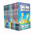 Dog Man Series 1-10 Books Mega Collection Set By Dav Pilkey (Dog Man, Unleashed, A Tale of Two Kitties)