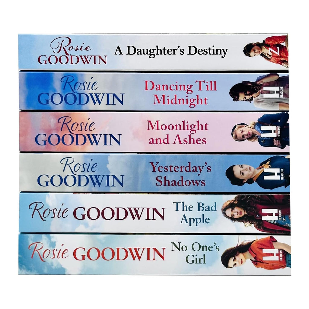 Rosie Goodwin 6 Books Collection Set No One's Girl, A Daughter's Destiny, Dancing Till Midnight