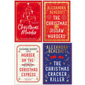 Alexandra Benedict 4 Books Collection Set (The Christmas Murder Game, Murder On The Christmas Express, The Christmas Jigsaw Murders & The Christmas Cracker Killer)