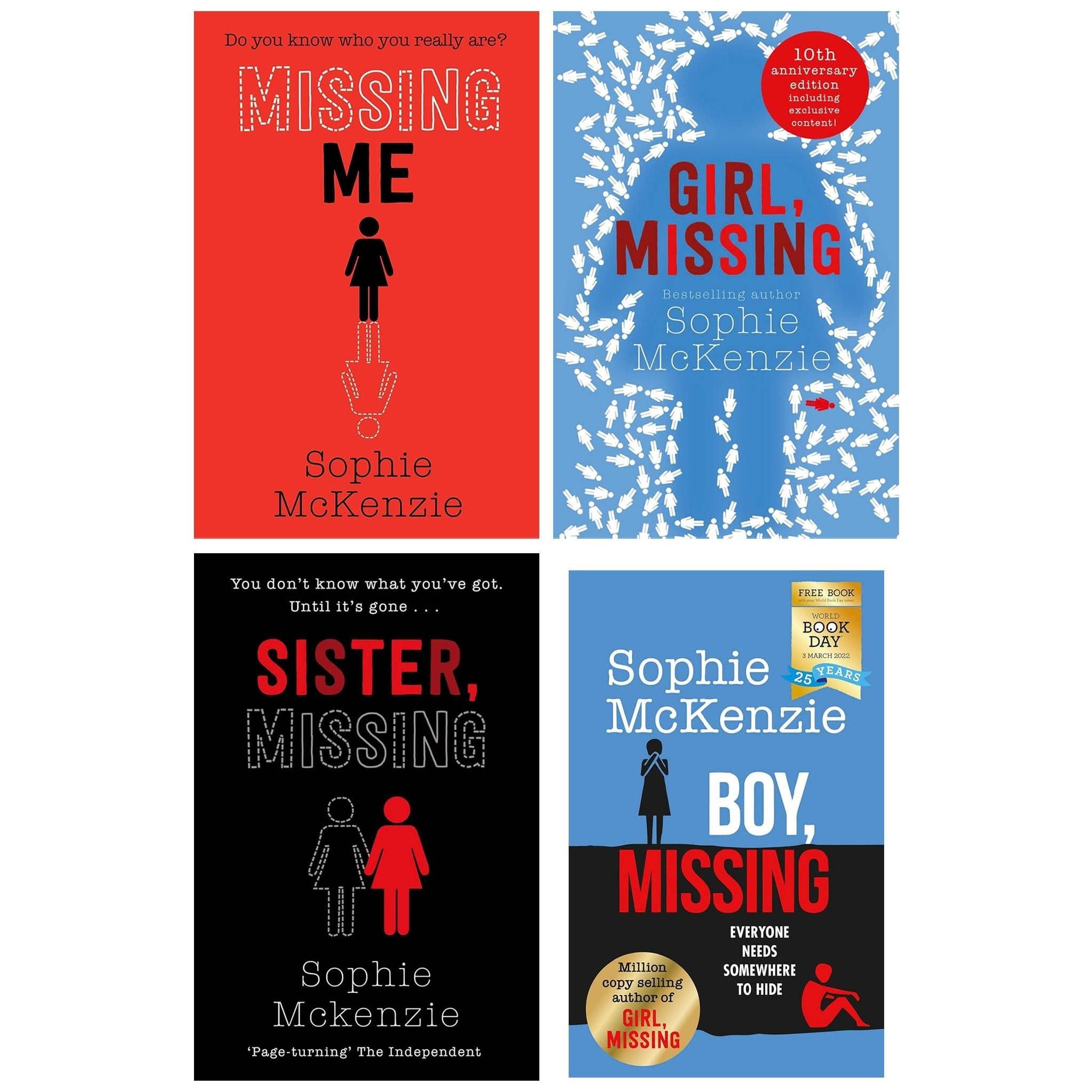 Missing Series 4 Books Collection (Girl Missing, Sister Missing, Missing Me and Boy Missing: WBD 2022)