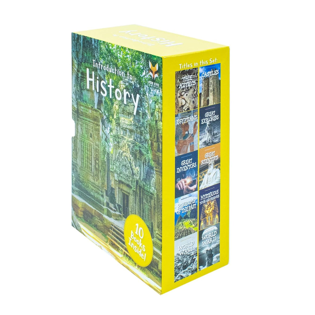 Children Introduction To History For Beginners (Series 2) 10 Hardback Book Collection Set (The Aztecs, Castles, Egyptians, Great Explorers)