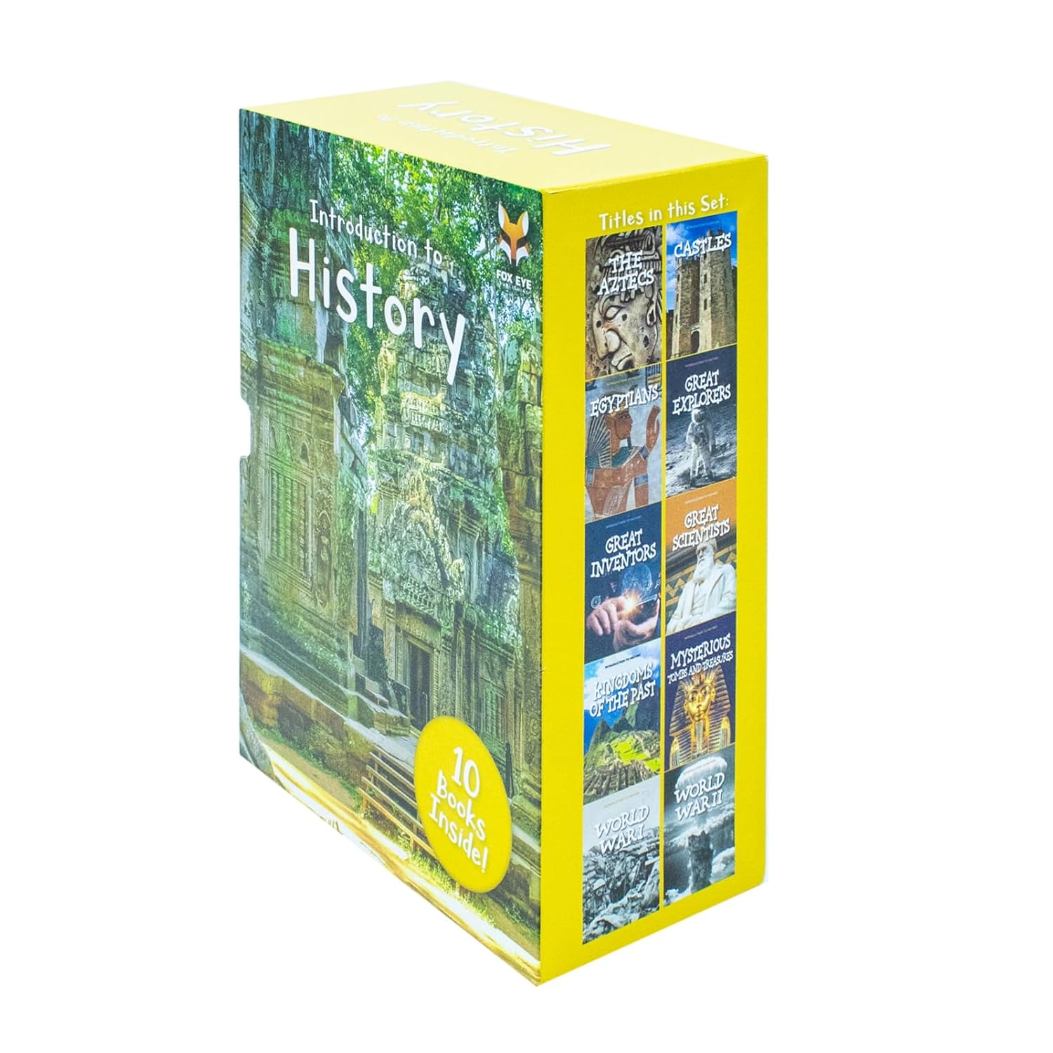 Children Introduction To History For Beginners (Series 2) 10 Hardback Book Collection Set (The Aztecs, Castles, Egyptians, Great Explorers)