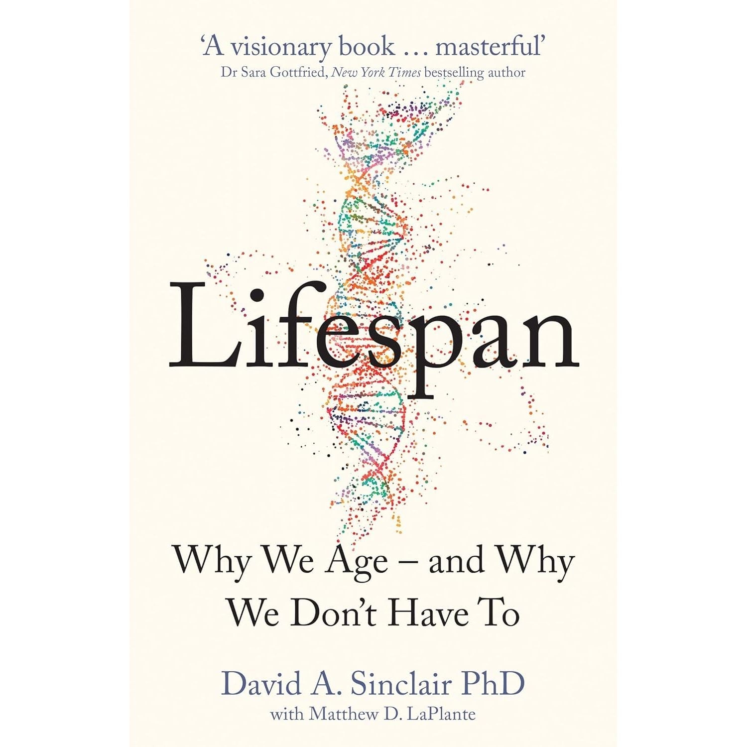 Lifespan Dr David A. Sinclair, The Telomere Effect 2 Books Collection Set