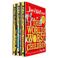 David Walliams Worlds Worst Children Collection 3 Books Set (The Worlds Worst Children 1, 2 & 3)