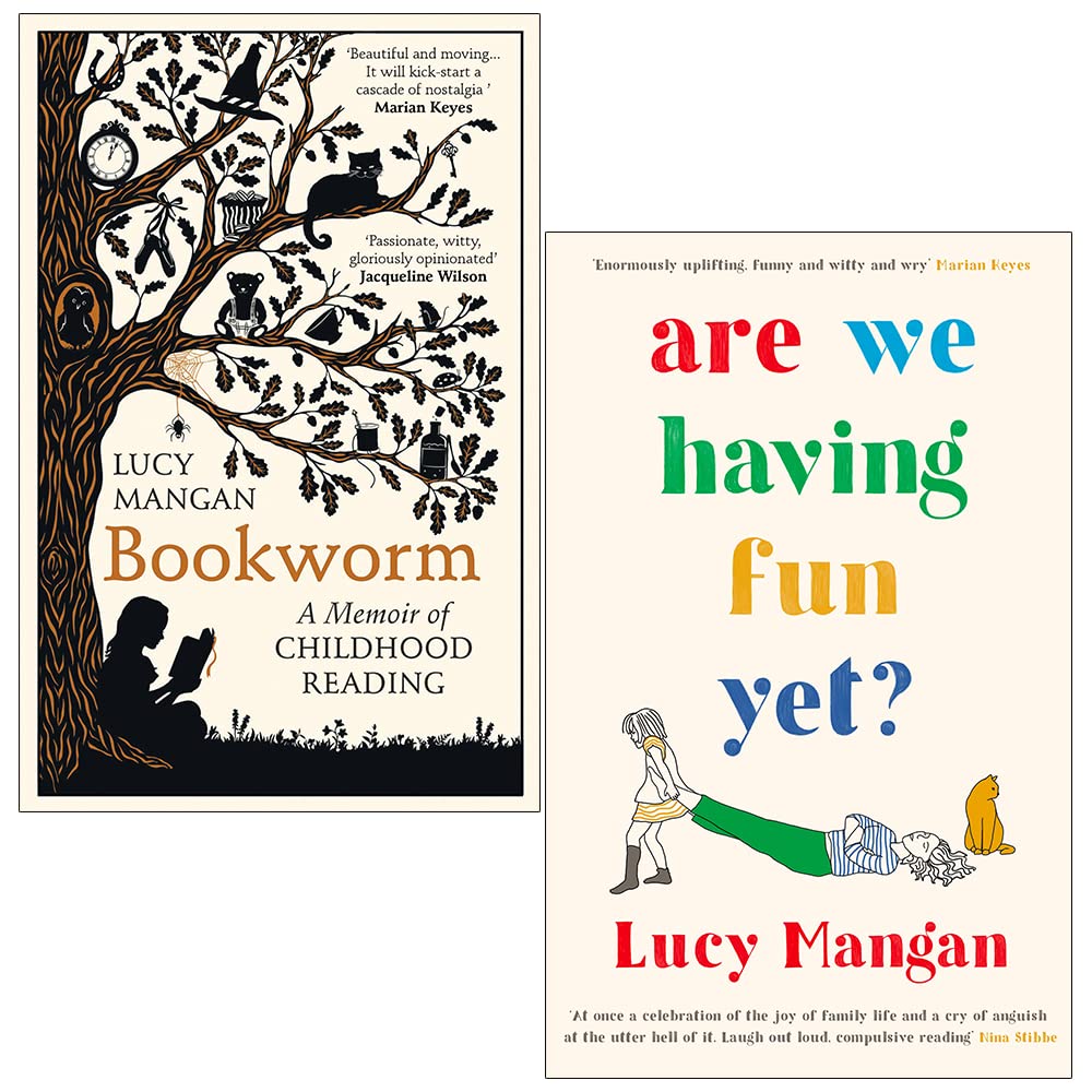 Lucy Mangan Collection 2 Books Set (Bookworm A Memoir of Childhood Reading and [] Are We Having Fun Yet)