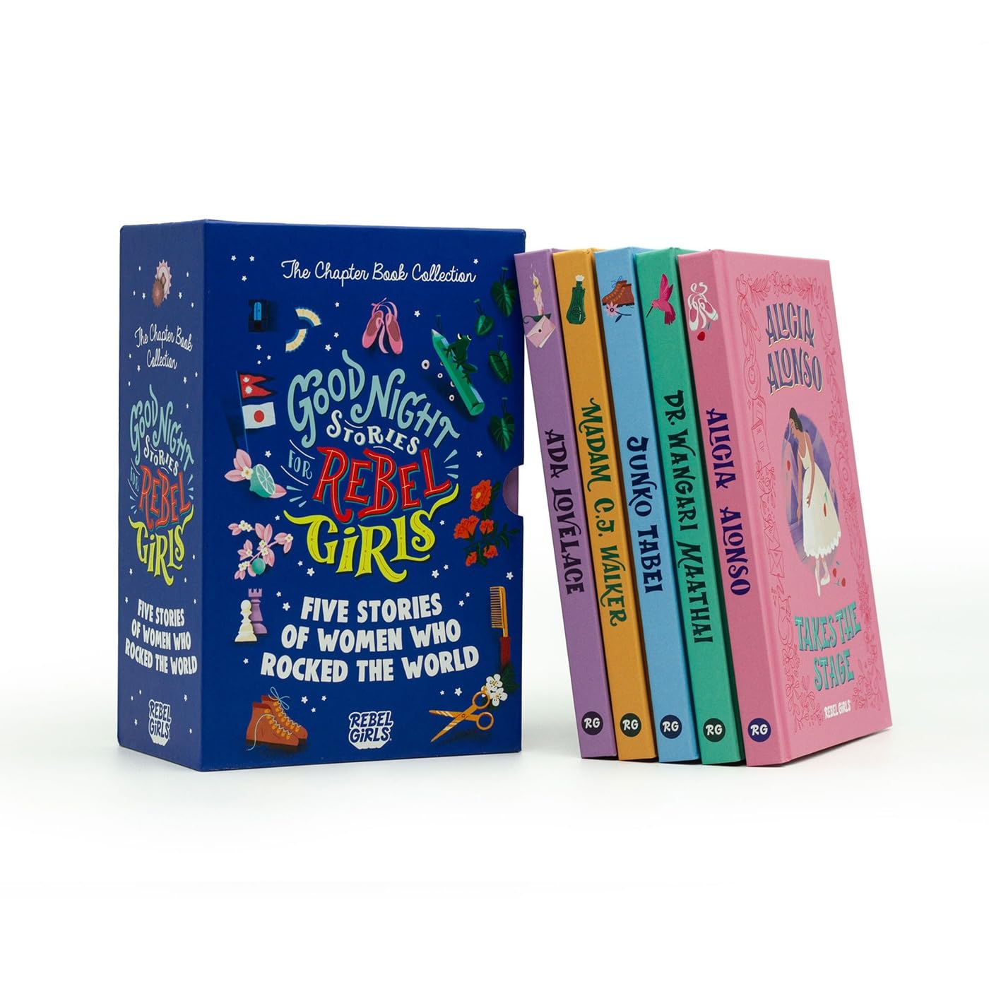 Good Night Stories for Rebel Girls 5 Books Collection Box Set (A Rebel Girls Chapter Books)