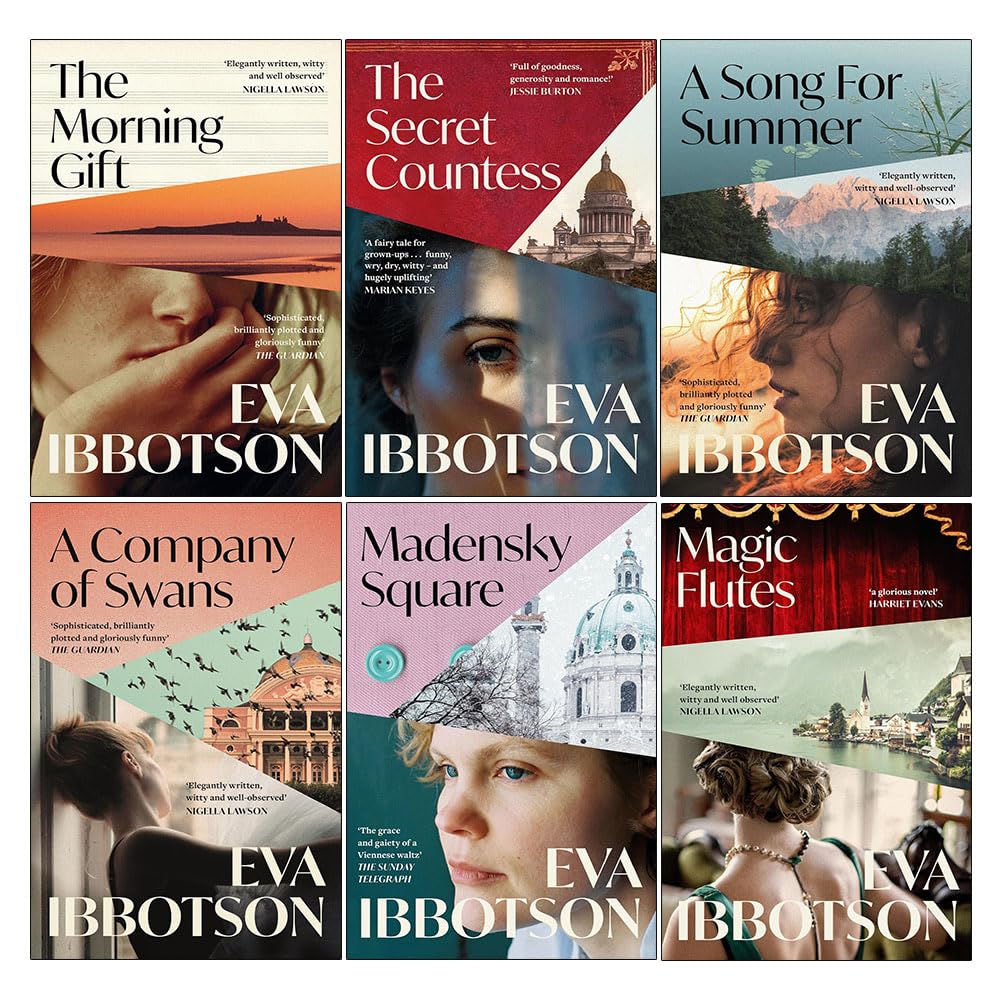 Eva Ibbotson Collection 6 Books Set (The Morning Gift, The Secret Countess, A Song for Summer, A Company of Swans, Madensky Square, Magic Flutes)
