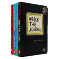 Keri Smith 4 Books Collection Set - Mess, Wreck This Journal, This Is Not A Book, The Pocket Scavenger