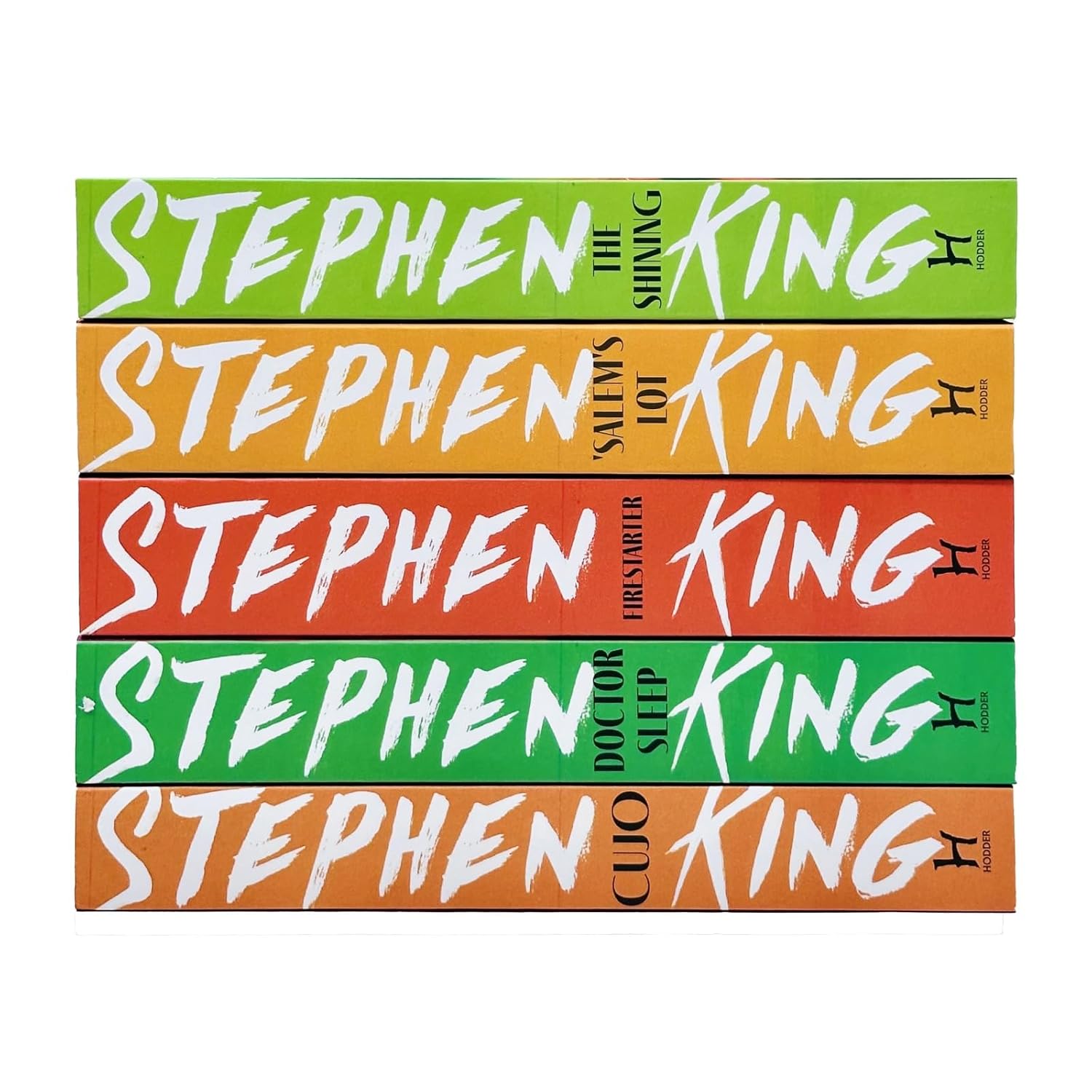 Stephen King Collection 5 Books Set (The Shining, Salem's Lot, Firestarter, Doctor Sleep and Cujo)