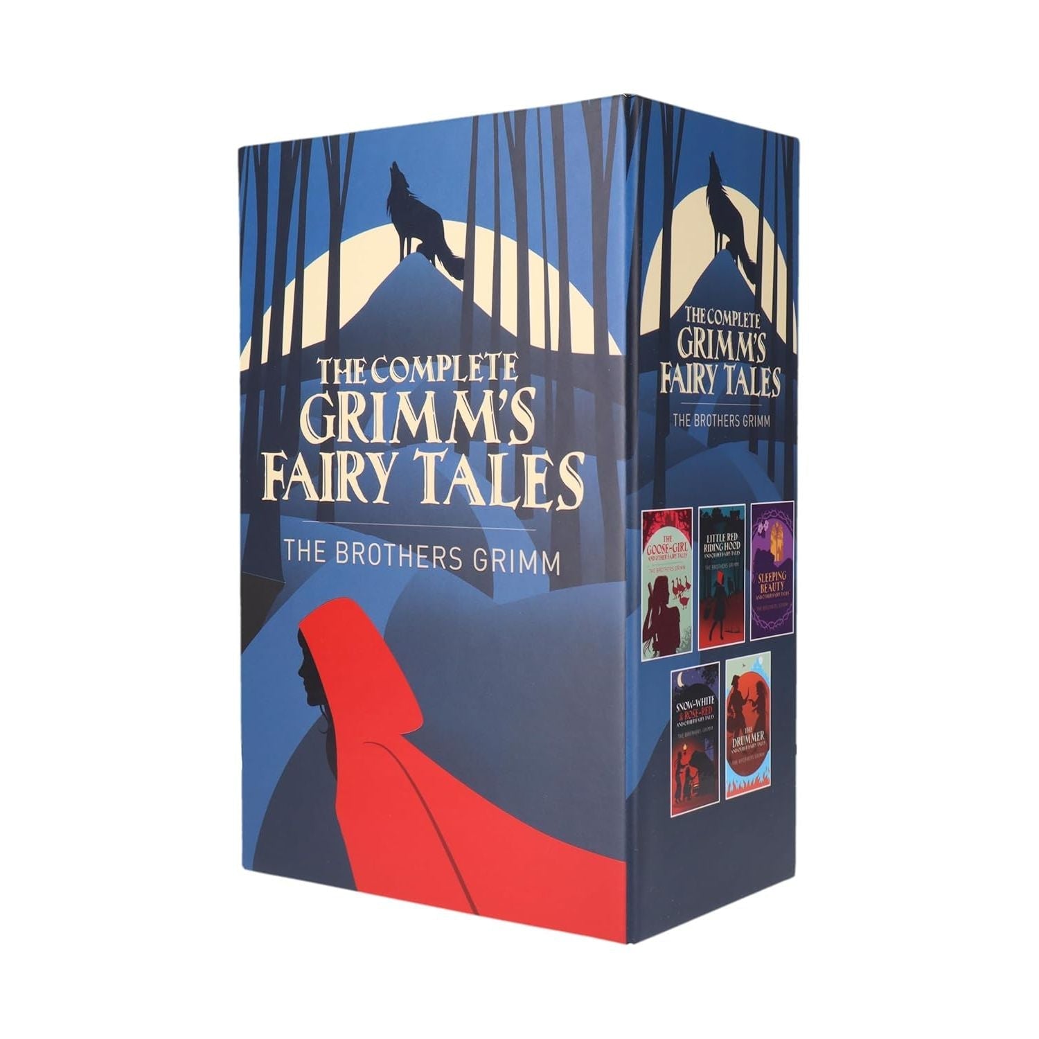 Complete Grimm's Fairy Tales 5 Books Boxed Set (Little Red Riding Hood, Goose-Girl, Drummer)