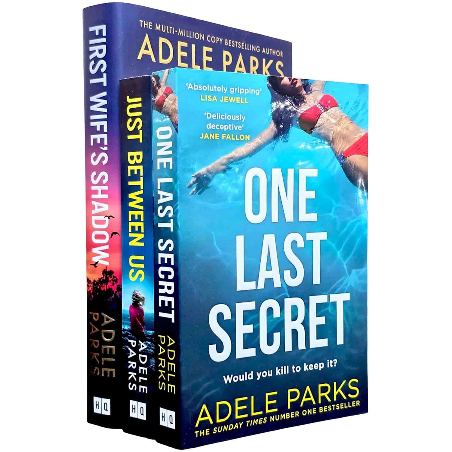 Adele Park 3 Books Collection Set (One Last Secret, First Wife’s Shadow(HB), Just Between Us)