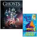 Simon Farnaby Collection 2 Books Set (Ghosts: The Button House Archives [] and The Wizard and Me World Book Day)
