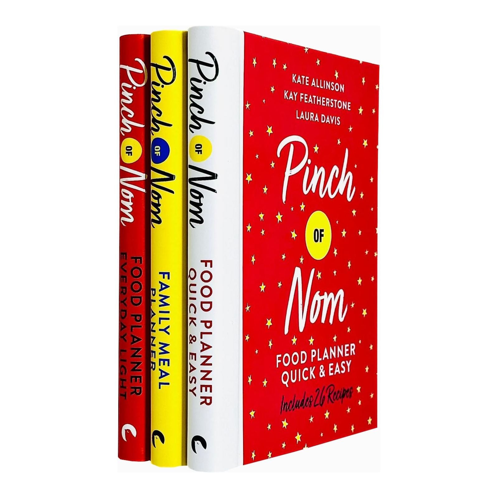 Pinch of Nom Collection 3 Books Set By Kay Featherstone, Kate Allinson, Laura Davis (Pinch of Nom Food Planner Quick and Easy, Everyday Light and Pinch of Nom Family Meal Planner)