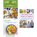 Happy pear recipes for happiness [ ], vegan cookbook beginners, longevity diet 3 books collection set