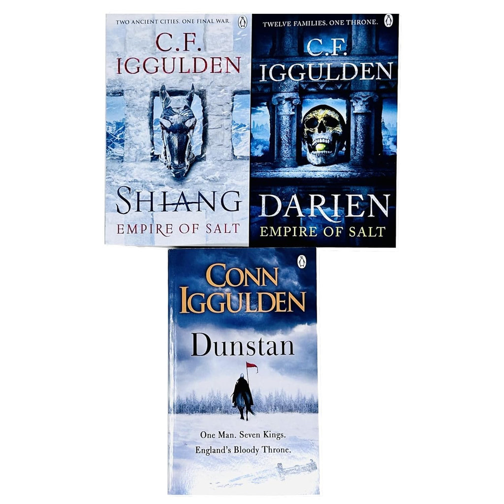 Conn Iggulden 3 Books Collection Set (Dunstan, Shiang and Darien)