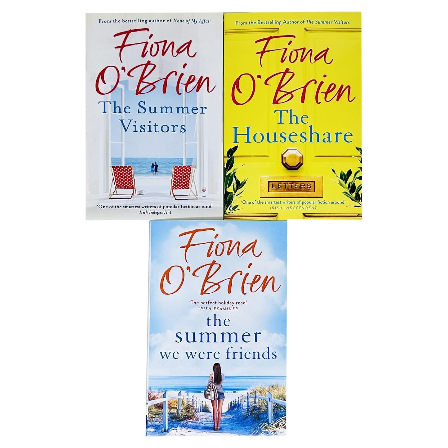 Fiona O'Brien Collection 3 Books Set (The Summer We Were Friends, The Houseshare and The Summer Visitors)