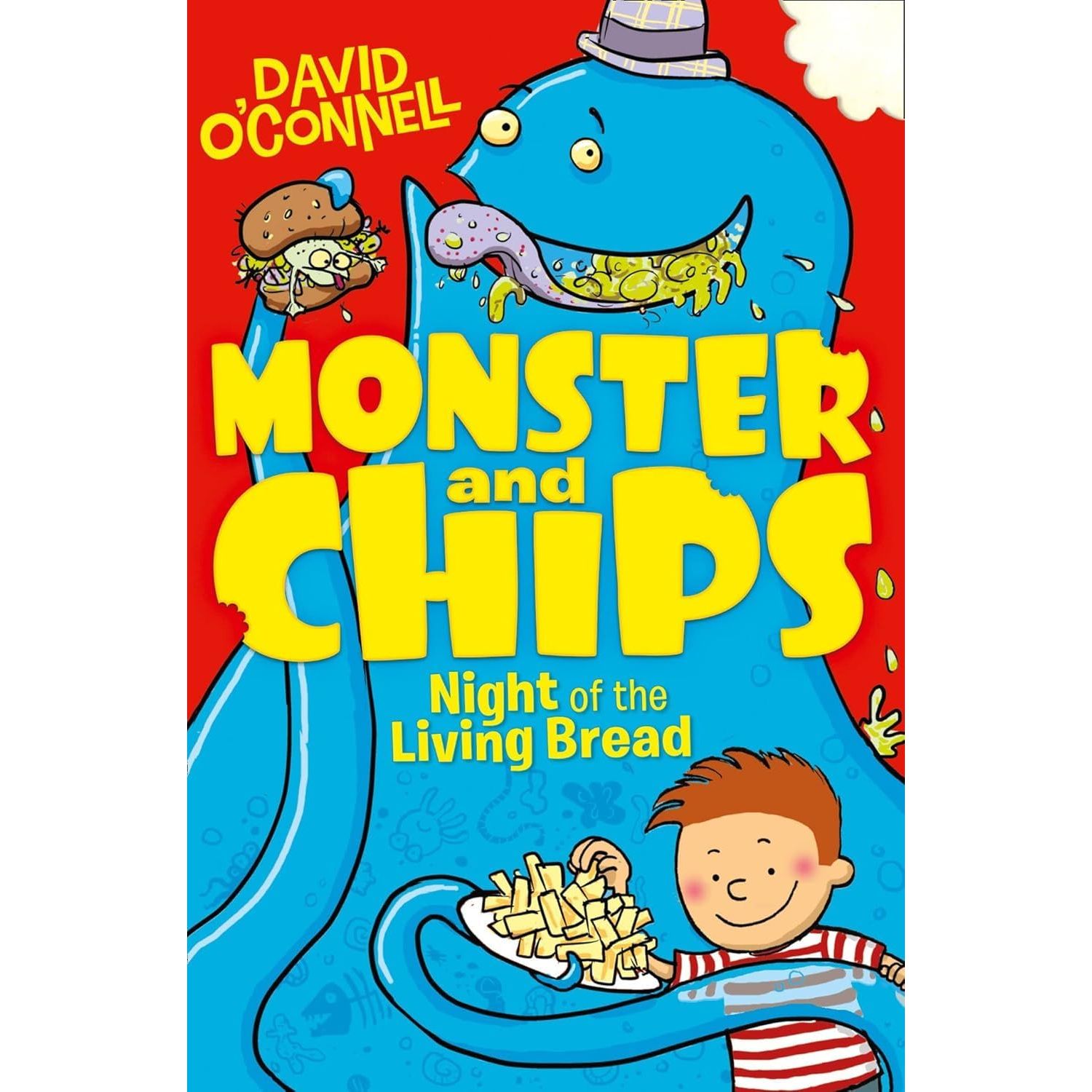 Monster and Chips 3 Books Collection Set By David O'Connell (Monster and Chips Food Fright)