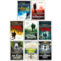 Cormoran Strike Series 1-8 Books Collection Set By Robert Galbraith (The Cuckoo's Calling, Silkworm, Career of Evil, Lethal White, Troubled Blood,Ink Black Heart,Running Grave and The Hallmarked Man)