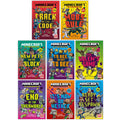 Minecraft Stonesword Saga and Ironsword Academy 8 Books Collection Set By Mojang AB (Crack in the Code, Mobs Rule, New Pets on the Block, To Bee or Not to Bee, It's Now or Nether and More)