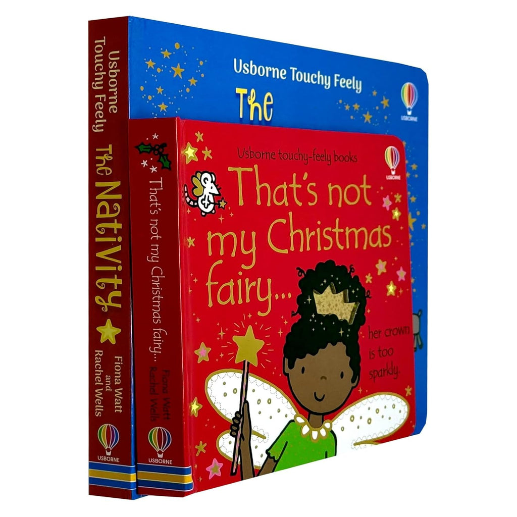 Touchy-feely The Nativity & That's Not My Christmas Fairy By Fiona Watt, Rachel Wells 2 Books Collection Set