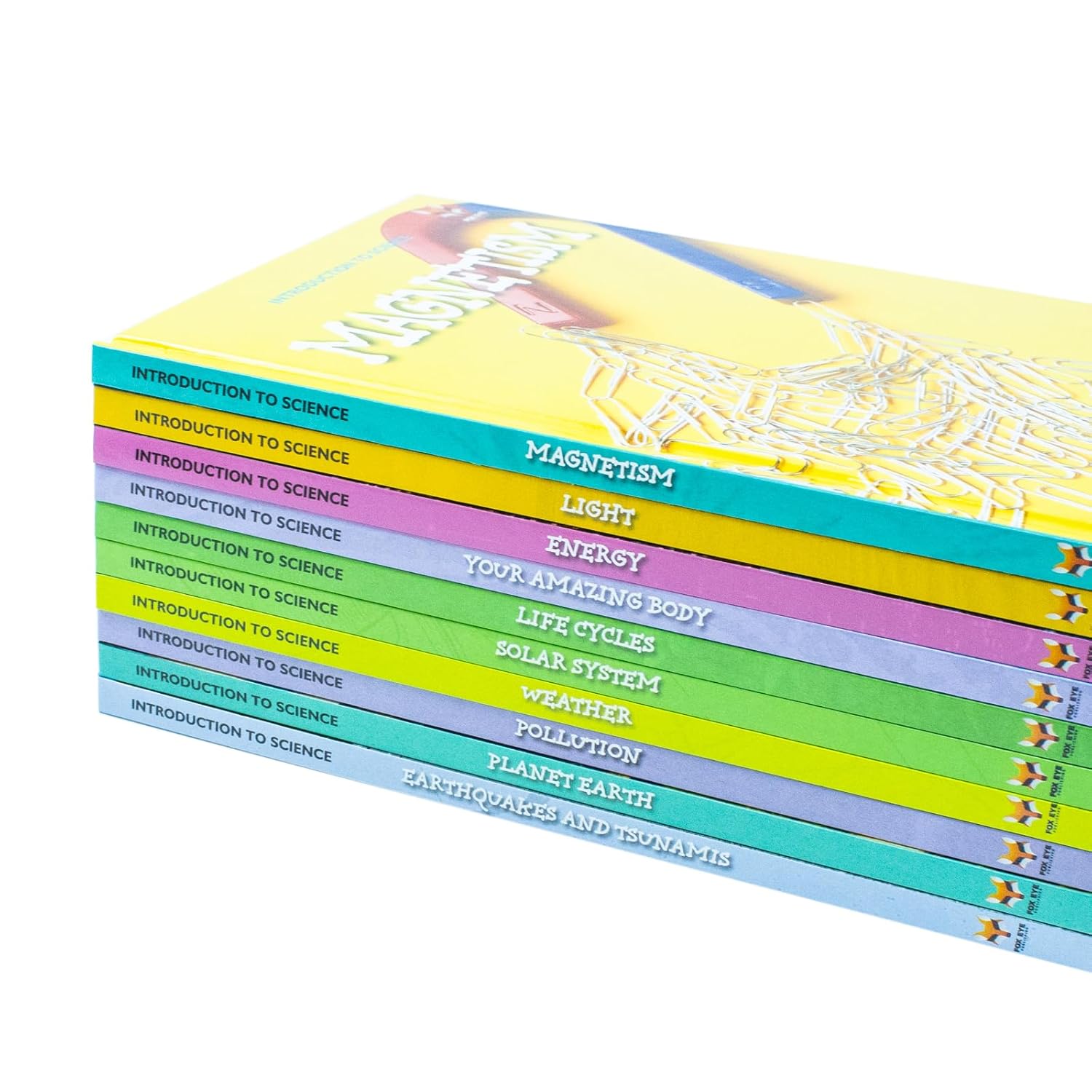 Children Introduction To Science For Beginners (Series 2) 10 Hardback Books Collection Set (Energy, Life Cycles, Light, Magnetism)