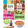 Slimming Eats[], The Paleo Cookbook, The Skinny Nutribullet 7 Day Cleanse, The Skinny Soup Maker Recipe Book 4 Books Collection Set