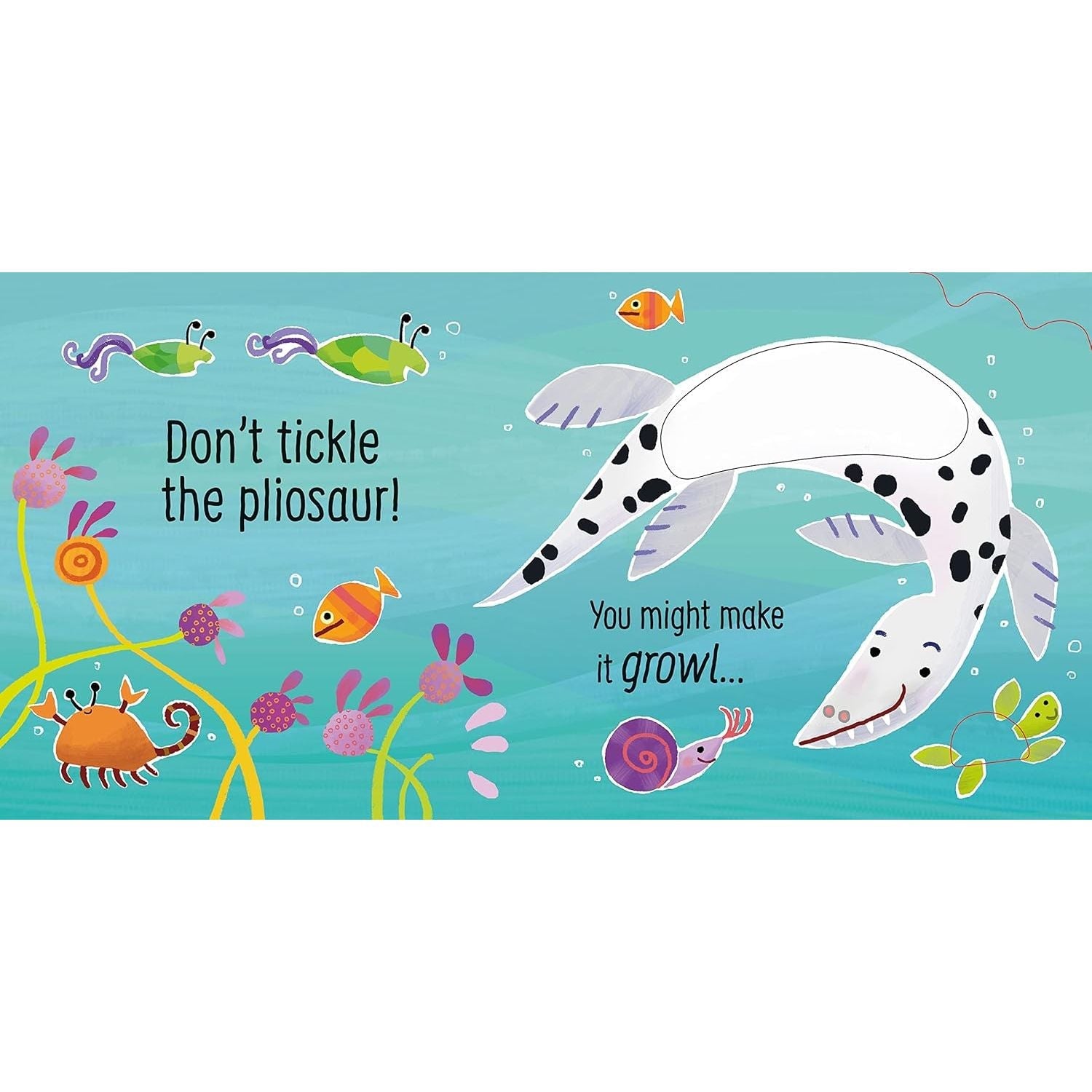 Don't tickle the T. rex! (DON'T TICKLE Touchy Feely Sound Books)