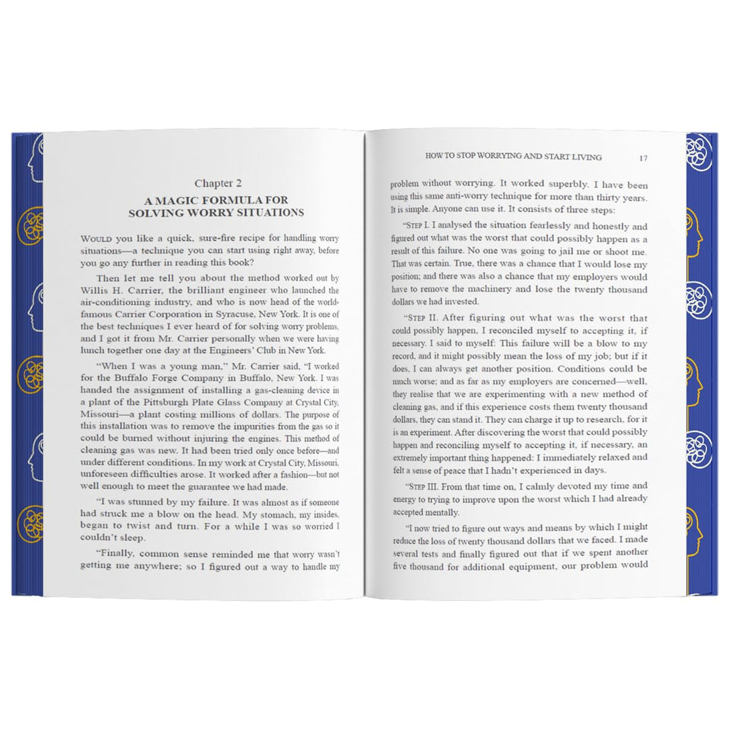 How to Stop Worrying and Start Living: Wilco Classics Sprayed Edge Premium by Dale Carnegie