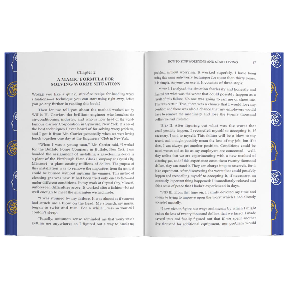 How to Stop Worrying and Start Living: Wilco Classics Sprayed Edge Premium by Dale Carnegie