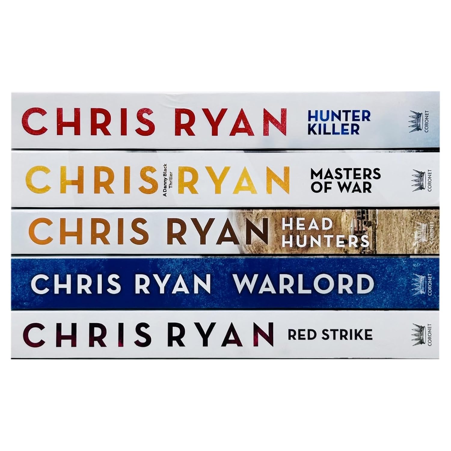 Chris Ryan Collection 5 Books Set (Hunter Killer, Masters of War, Head Hunters, Warlord and Red Strike)
