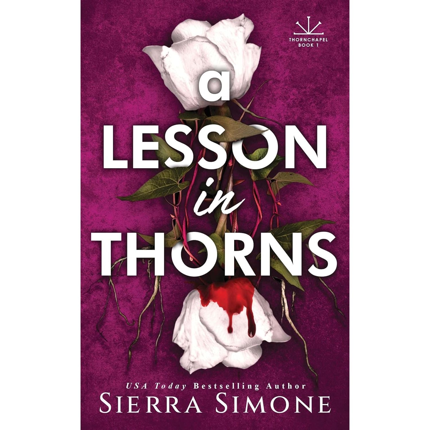 Thornchapel Series 4 Books Collection Set By Sierra Simone (A Lesson in Thorns, Feast of Sparks, Harvest of Sighs and Door of Bruises)