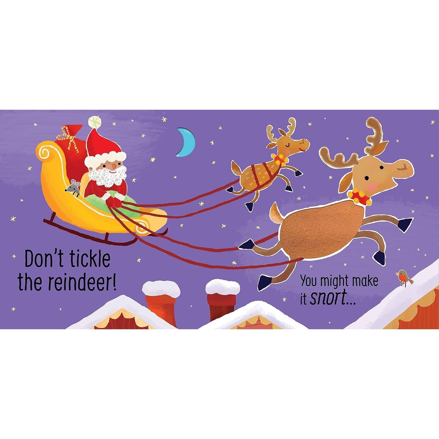 Don't Tickle Santa! (Touchy-feely sound books) by Sam Taplin