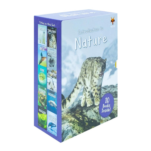 Children Introduction To Nature For Beginners 10  Books Collection Set (Bear, Big Cats, Birds, Crocodiles And Alligators)