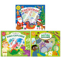 Let's Pretend 3 Books Collection Set By Roger Priddy (Christmas, Dino Explorer & Nature Explorer)